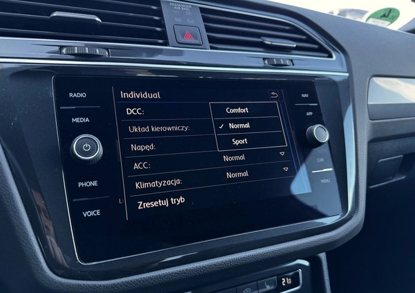 Volkswagen Tiguan cena 143900 przebieg: 109539, rok produkcji 2020 z Poręba małe 466